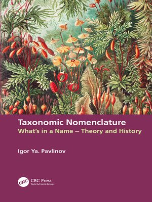 cover image of Taxonomic Nomenclature